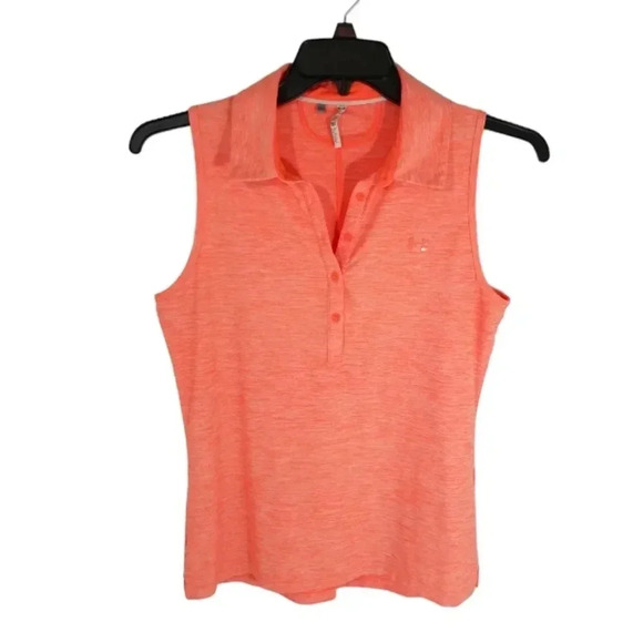 {Under Armour} Women's Sleveless Polo Shirt Size Medium - Picture 1 of 11